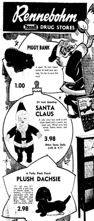 Wisconsin State Journal toy ads: 1960s